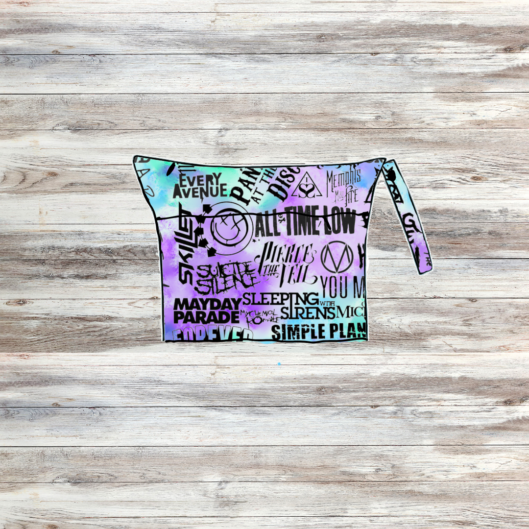 Watercolor Band Mash Bags