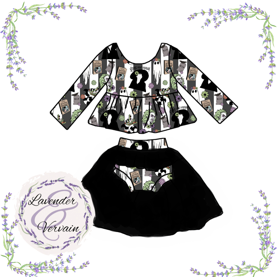 It's showtime! Skirted 2pc set