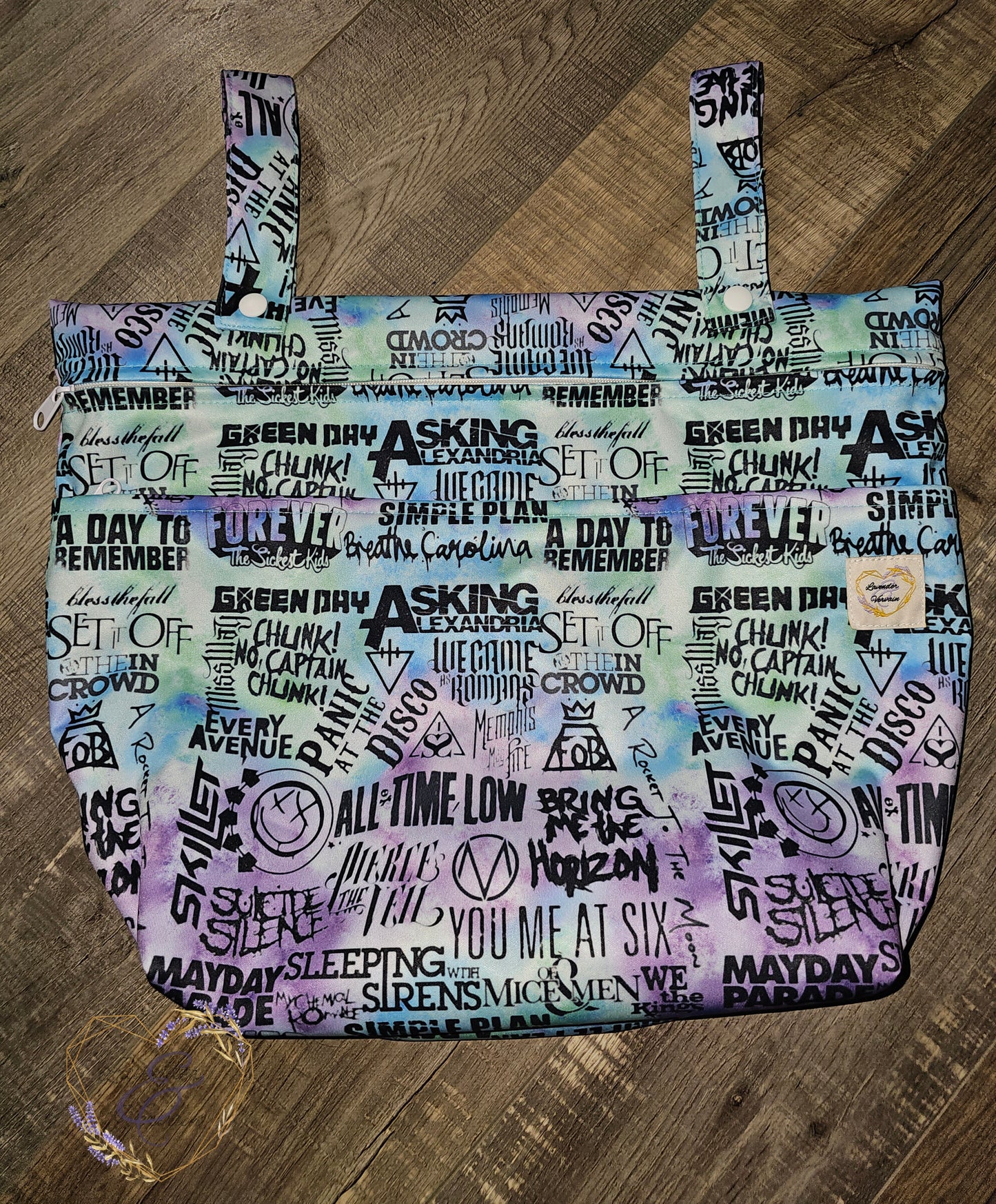 Watercolor Band Mash Bags