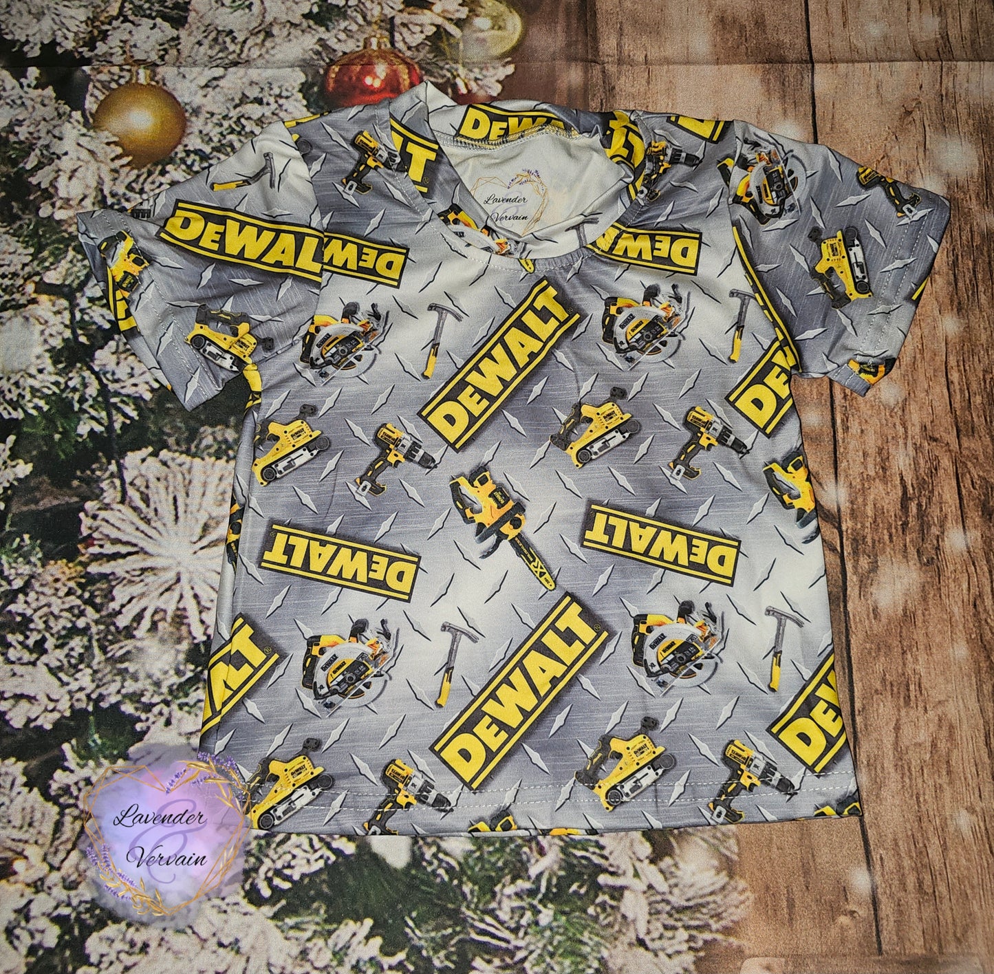 Yellow tools tee