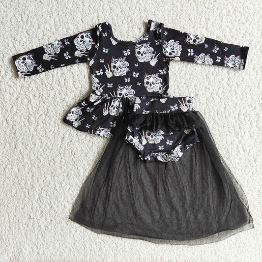 Skirted bummie set