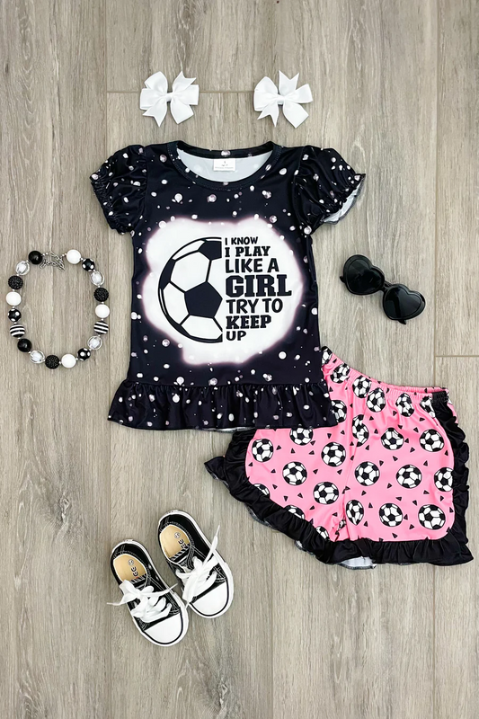 Girls soccer set