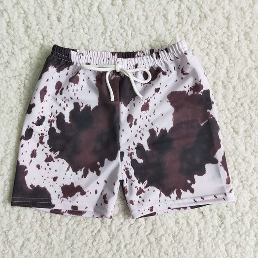 Boys cow swim trunks